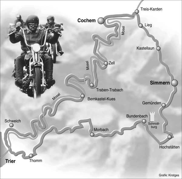 Motorradtour Hunsrück